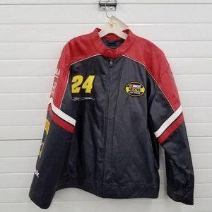 Wilson's Vintage Genuine Leather NASCAR Jacket Size L